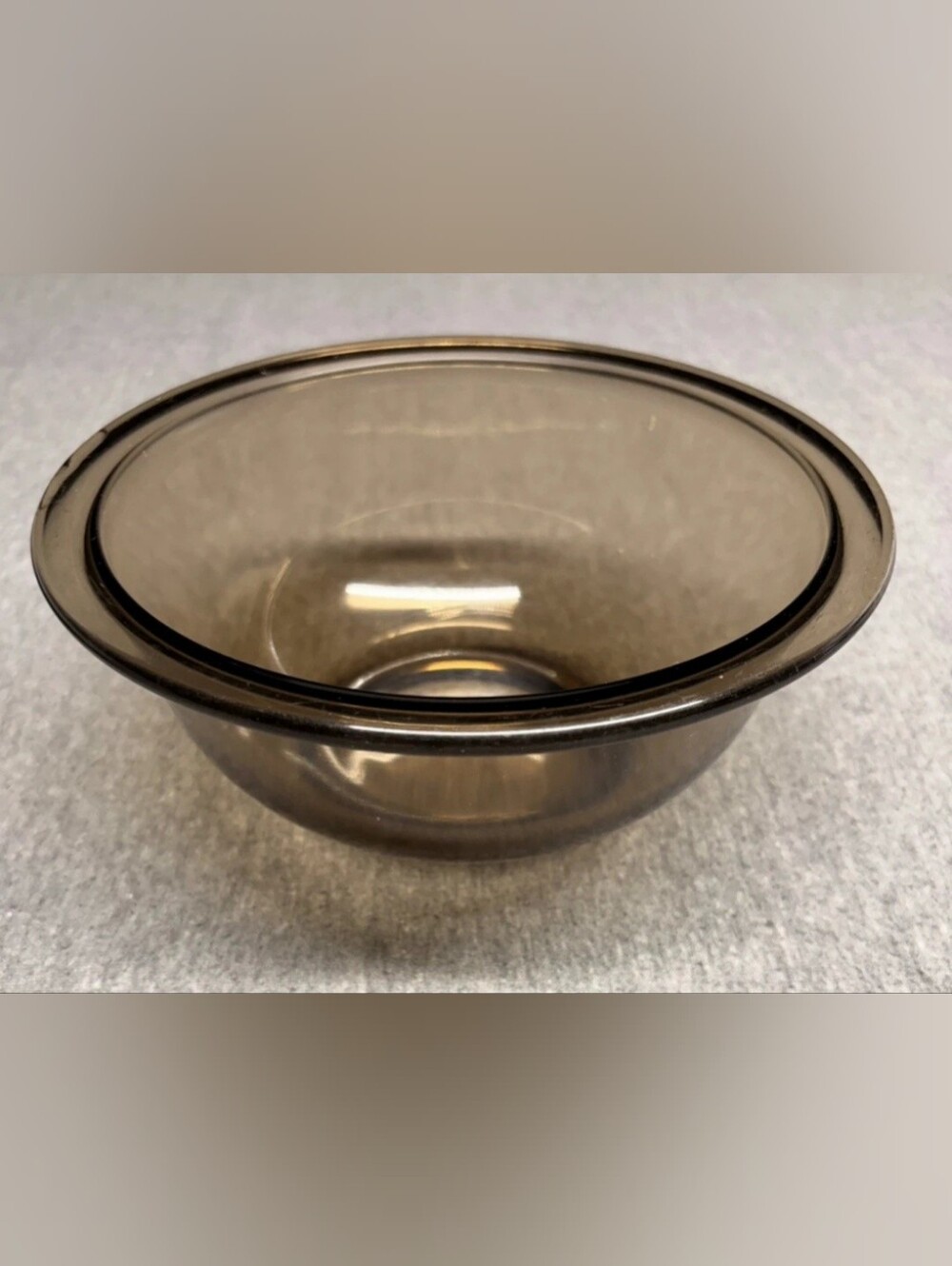 PYREX 322 Vintage Nesting Mixing Bowl Amber Brown 7" Corning Ware
